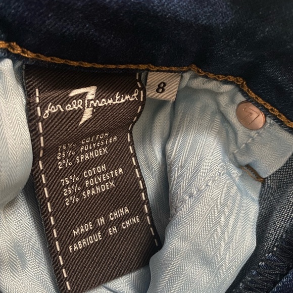 7 For all Mankind Jean Shorts • Size 8 • NWOT - Picture 4 of 4